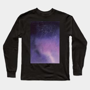 Galaxy in purple and violet Long Sleeve T-Shirt